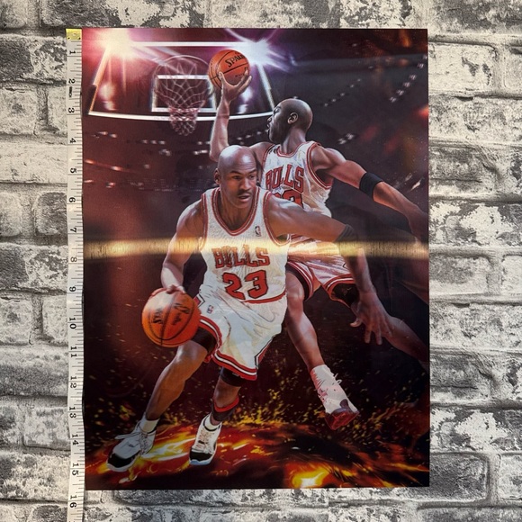 Basketball Legend Poster with Red and Black Accents - Picture 4 of 6